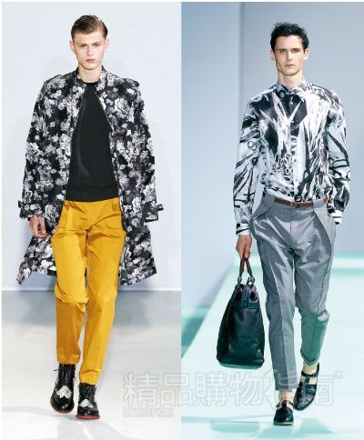 春季男装最流行的四种印花图案