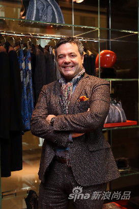 Jacopo Etro 在活动现场