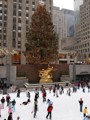 Rockefeller Center室外溜冰场