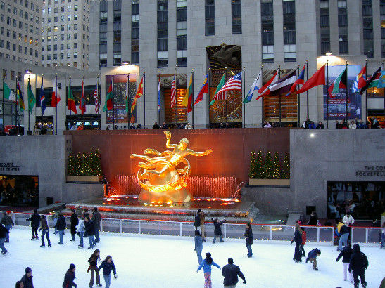 Rockefeller Center室外溜冰场