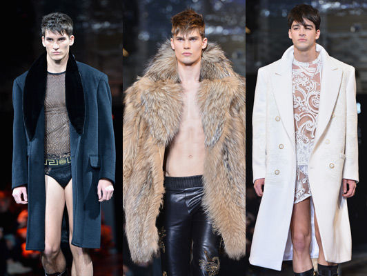 Versace 2013秋冬男装秀场